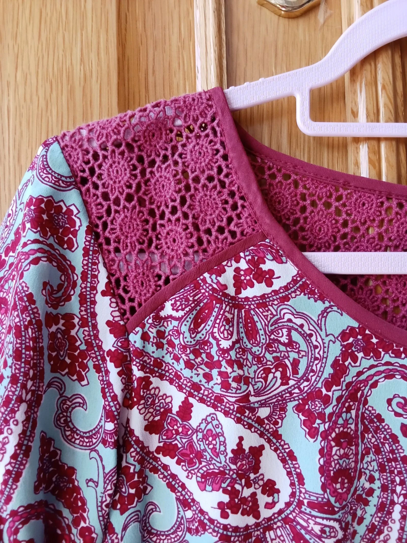 Eendelige zomerjurk met elleboogmouwen Sfera Maat M meerkleurig – photo 3
